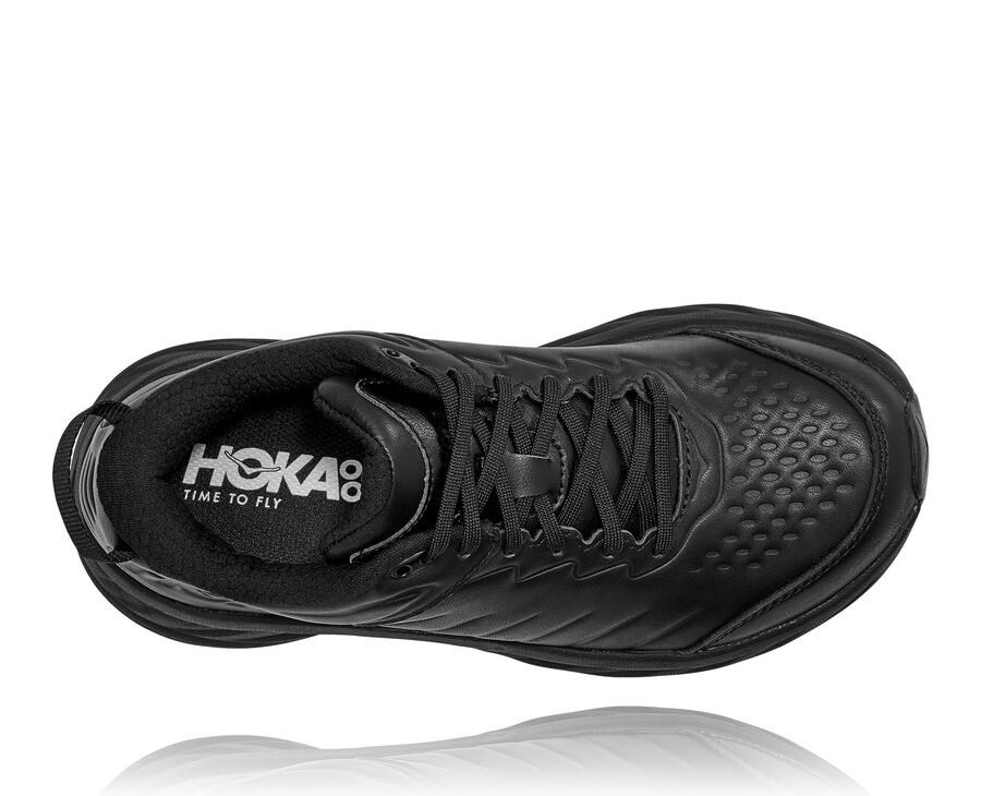 Running Shoes Womens - Hoka One One Bondi Sr - Black - OQWLDCZ-25